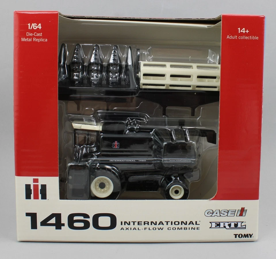2025 ERTL 1:64 CASE IH *INTERNATIONAL HARVESTER* 1460 Combine *BLACK CHASE* NIB! - Image 1 of 1