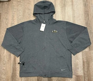 Nike Yoga Jacke Fleece Showtime Herren 2XL XXL Grau Logo Hoodie Full Zip NBA NEU - Bild 1 von 18
