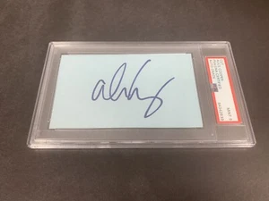 "The Finest"' Alice Cooper Autogramm signed 3x5 Karteikarte PSA Graded 9 MINT - Bild 1 von 4
