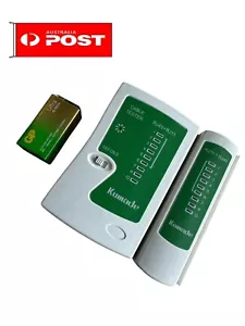 RJ11 RJ12 RJ45 CAT5 CAT5e CAT6 Network LAN Phone Cable Tester UTP STP + Battery - Picture 1 of 3