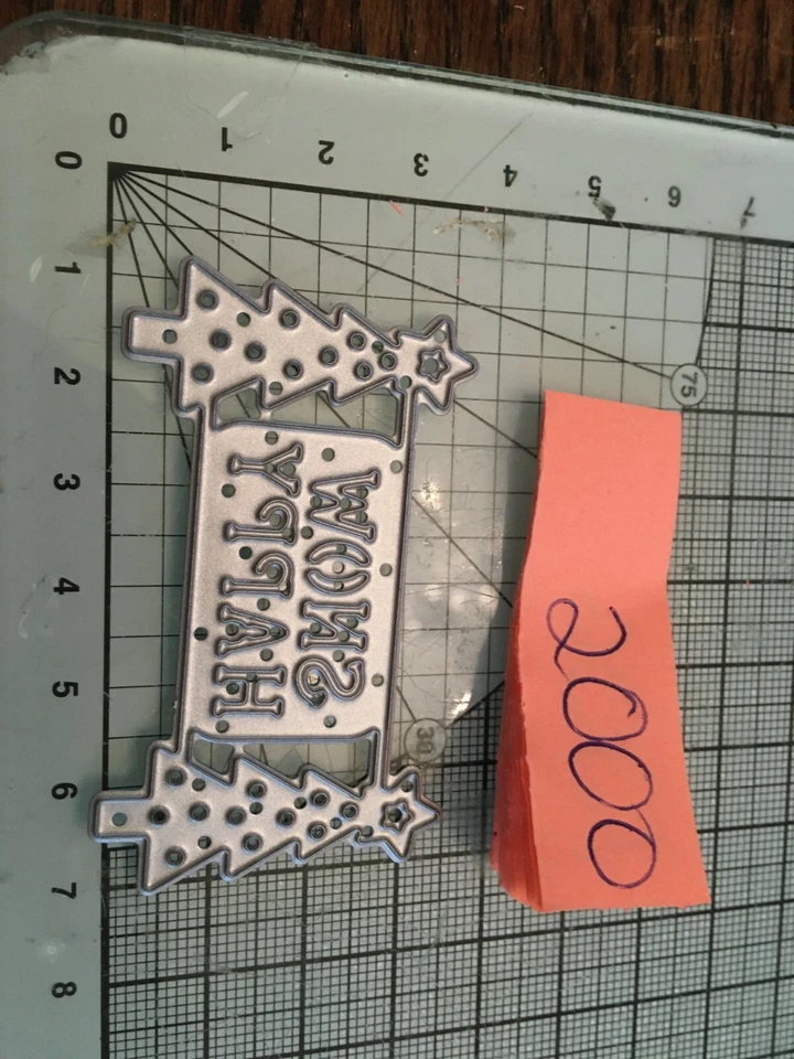 Trimcraft Snow Happy small Christmas die set ref2000 - Image 1 of 1