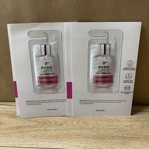 2 X Sample Lot It Cosmetics Derma Serum Hyaluronic Acid Peptide B5 .04oz 1.25ml - Picture 1 of 7