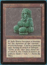 Jade Statue Beta PLD Artifact Uncommon MAGIC MTG CARD (ID# 225938) ABUGames