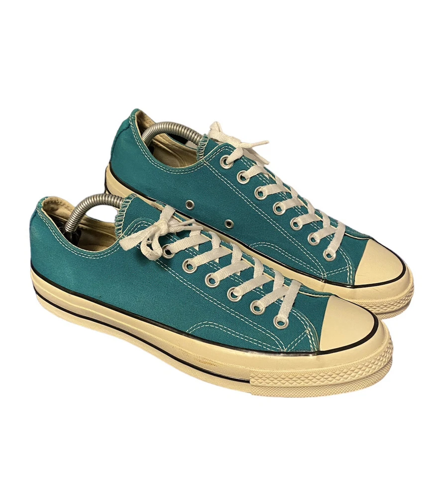 Vintage Teal Unisex Converse CHUCK TAYLOR All Stars MENS Size 9 WOMANS Size 11 - Image 1 of 4