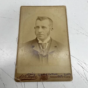 CDV Cabinet Studio Card Photograph Art c1870s A G Taylor Regent St London - Picture 1 of 2