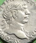 Roman Provincial ar19 Silver Denarius Coin of Trajan Arabia Camel