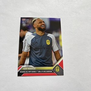 2023 Topps Now MLS 56 HANY MUKHTAR NASHVILLE SC RED /10