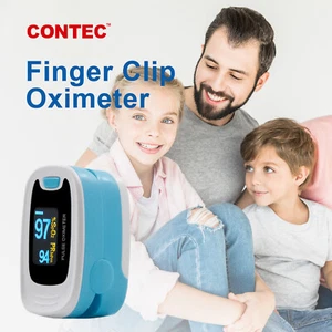 CONTEC OLED Finger Pulse Oximeter SPO2 Probe PR Heart Rate Monitor FDA CE - Picture 1 of 10