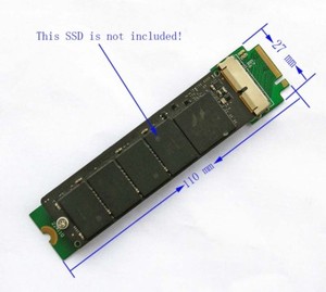2013 2014 2015 Macbook Air/Pro A1465 A1466 A1502 SSD To M.2 NGFF X4 Adapter card