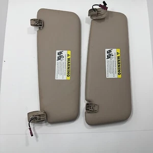 ✅ 04-10 BMW E60 525i 528i 530i 545i 535i 550i M5 SUN VISOR SET OEM FREE SHIPPING - Picture 1 of 2