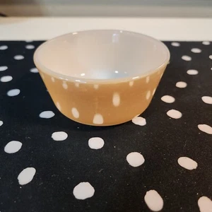 Vintage Anchor Hocking Fire King Peach Lustre 6 oz Custard Dessert Cup Ramekin - Picture 1 of 6