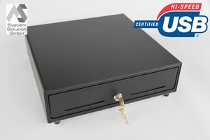 USB GELDFACH+ UNTERTISCHHALTERUNG / KASSEN SET KASSENLADE +UNTERBAUVORRICHTUNG - Bild 1 von 2