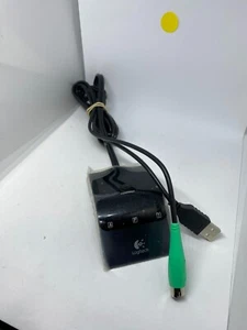Logitech C-BT44 Wired Desktop EX-100 Keyboard & Mouse USB (Receiver only) - Picture 1 of 3