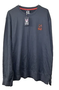Psycho Bunny Allen Sweatshirt North Sea Men 2XL US 8 Long Sleeve Crew Neck Heavy - Picture 1 of 7