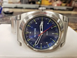 NIXON DON II BLAUES ZIFFERBLATT EDELSTAHL HERREN UHR - Bild 1 von 8