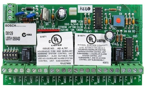 Radionics (now Bosch) D8129 Octo-Relay Module Board New in box!! | eBay