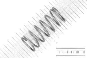 Resorte de presión 3mm aplicado 33x72,5mm 22,3kg espiral acero inoxidable metal - Imagen 1 de 1