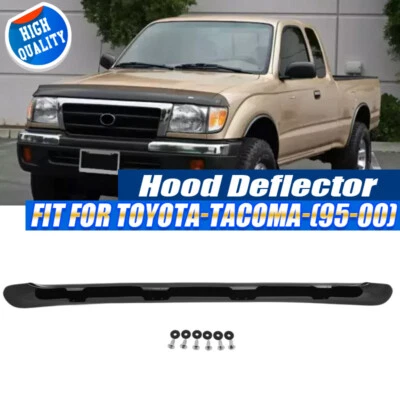 Protector de capó delantero negro protector contra insectos protector deflector para Toyota Tacoma 1995-00 Foto 1 de 4