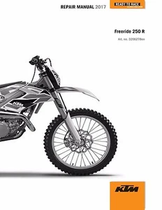KTM Service Workshop Shop Repair Manual Book 2017 Freeride 250 R - Picture 1 of 12