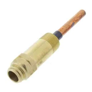 EW-222 1/2 in. NPT Extended Electro-Well with Long Nut for Tankless Coil Boilers - Picture 1 of 2