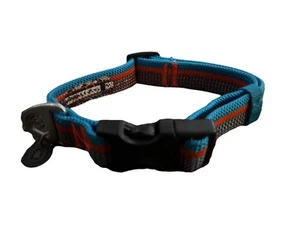 Arcadia Trail 22 Rope Durable Dog Collar Size:M Color: Blue / Orange - Picture 1 of 7