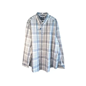 George Herren Oberhemd blau kariert 3X 54-56 - Bild 1 von 6