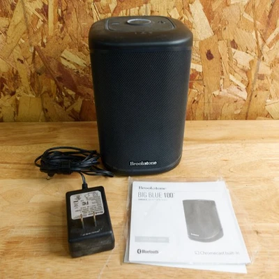 Altavoz pequeño Brookstone Big Blue 100 WiFi/Bluetooth probado funcionando Foto 1 de 4