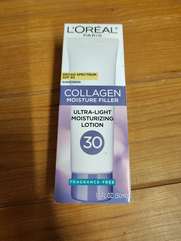 L'Oreal Paris Collagen Moisture Filler Light Lotion SPF 30 1.7 OZ EXP02/2026 NEW - Image 1 of 1