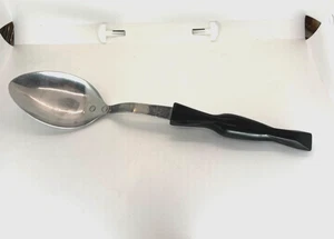 Cutco Serving Basting Stainless Spoon USA 1712 Brown Handle USA Surface Wear - Picture 1 of 11