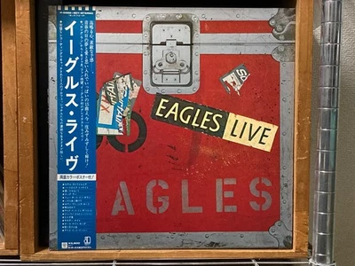 EAGLES - LIVE - JAPAN 2LP VINYL RECORD W/OBI P-5589/90Y - Image 1 of 4