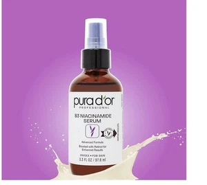 Pura d’or Professional B3 Niacinamide Serum Advanced Formula 3.3 Fl Oz - Picture 1 of 9