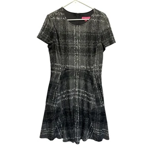 Betsey Johnson Strick Fit & Flare Kleid Größe 10 Tag Abend Herbst Winter - Bild 1 von 10