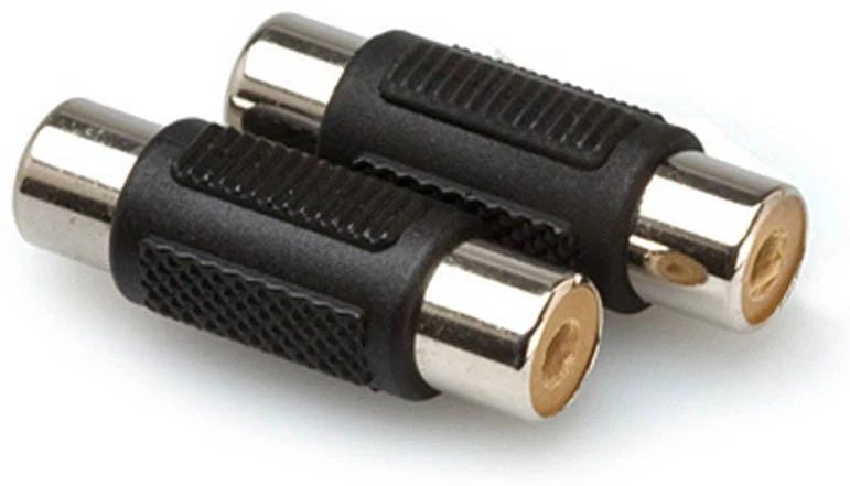 HOSA GRA-101 Phono RCA Cable Connector Adaptor Couplers - 2 Pack - Image 1 of 1