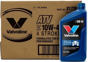 Valvoline 4-Takt ATV/UTV SAE 10W-40 Motoröl 1 QT, Kiste mit 1 6 - Bild 1 von 8