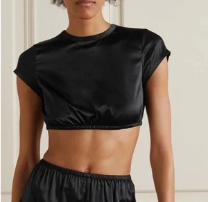 Skims shine satin crop top size small - Picture 1 of 7