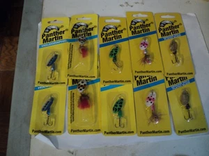10 - PANTHER MARTIN SPINNERS NIP ALL 1/8 OZ MIXED COLORS - Bild 1 von 1