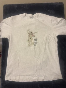 UNIQLO 2024 Ukiyoe Dark Fantasy Japanese Art T-shirt White Size L From JAPAN - Picture 1 of 5
