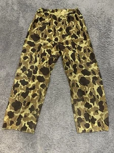 Pantalones Camuflados De Colección Años 90 Para Hombres 3XL Altos Cabelas Gore-Tex Caza Hechos en EE. UU. GoreTex - Imagen 1 de 12
