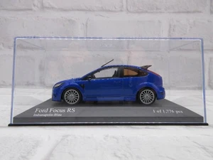 1:43 Minichamps Ford Focus RS blau metallic Diecast Modellauto CHN - Bild 1 von 8
