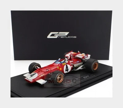 1:18 GP REPLICAS Ferrari F1 312B F12 #4 Winner Italy Gp 1970 Regazzoni GP154CWD - Immagine 1 di 2