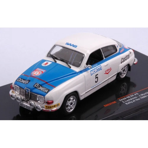 SAAB 96 V4 N.5 1000 LAKES RALLY 1976 LAMPINEN/MARKKANEN 1:43 Ixo Model Auto Rall - Immagine 1 di 1