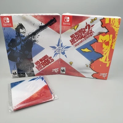 No More Heroes 1 & 2 Limited Run Games Collectors Edition Santa Destroy Bundle - Image 1 of 4
