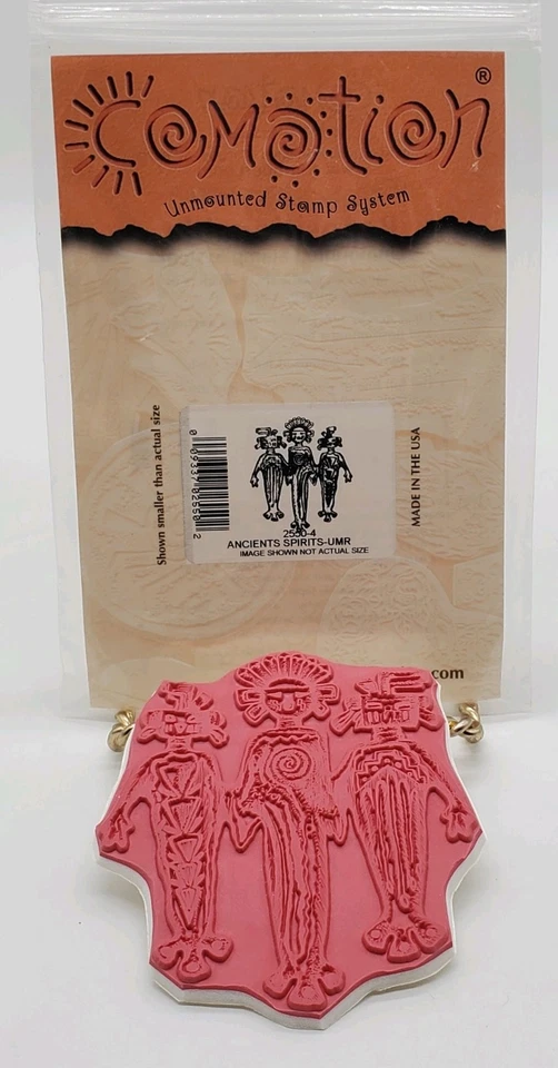 Comotion древние духи родной символ юго-запад не смонтированный резиновый штамп 4 x 4» новый - Изображение 1 из 4
