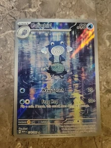 Poliwhirl 176/165 Pokémon Juego de Cartas Coleccionables Ilustración Tarjeta Rara Como Nueva/Casi Como Nueva - Imagen 1 de 2