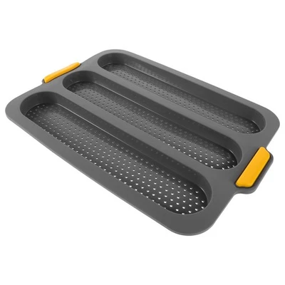  Metal Frame Loaf Tray Silicone Mini Pan Baguette-backform Brotbackzubehör - Bild 1 von 4