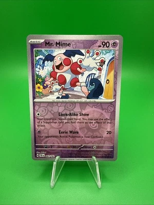 Mr. Mime 063/162 SV05: Temporal Forces Reverse Holo. Pokemon. B28 - Image 1 of 2