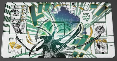 One Piece Zoro Playmat-ANIME TCG Playmat For One Piece, Anti Slip, FREE SHIPPING - Image 1 of 4