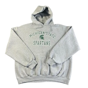 Michigan State Spartans Russell Athletic Herren Large grau Essential Hoodie Y2K - Bild 1 von 8