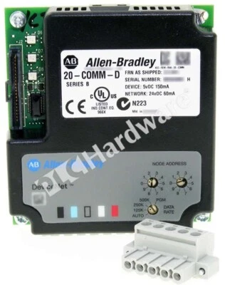 Adaptador de comunicación Allen Bradley 20-COMM-D serie B PowerFlex DeviceNet Foto 1 de 4