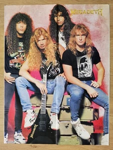 RARE! Mega Vintage Poster: MEGADETH - 16 x 22 in. (40 x 55 cm) - MINT CONDITION! - Picture 1 of 3